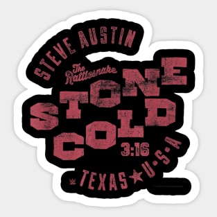 Stone Cold Steve Austin Texas Vintage Type Sticker